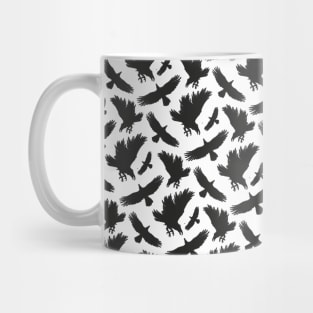 Crow Pattern Mug